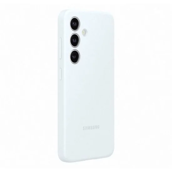 Cover Samsung S24 Silicone Case - White